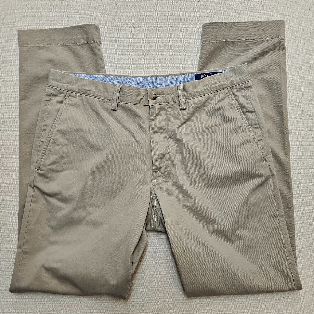 Polo Ralph Lauren Stretch Slim Fit Classic Cotton Twill Pants 34/32